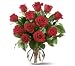 Anniversary, Dozen Love and Romance Flowers Bouquet 12 Red Roses