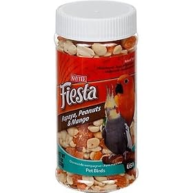 Kaytee Fiesta Papaya, Peanuts and Mango Bird Treats 10 oz. by Fiesta