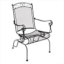 DC America WIS288 Charleston Wrought Iron High Back Rocker - 2 pk