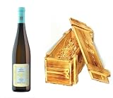 Robert Weil Riesling Qba halbtrocken Wei&szlig;wein 2011 11% 0,75l Flasche in Holzkiste geflammt