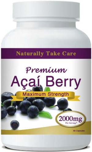 Premium Quality Acai Berry Weight Loss Capsules Best Slimming Pills 2000mg New Double Strength Formula