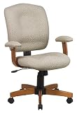 Oak Finish Wood Managers Chair By Office Star