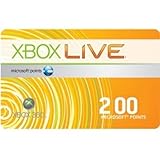 XBOX 360 Live 200 Points Card - CANADA ONLY