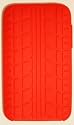 (RED Treadz) iPOD TOUCH iTouch 8GB 16GB G2 Gen2 Silicon Silicone Case Skin Sleeve Cover Tyre