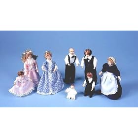 <b>The Dickens Family Porcelaine Maid Doll - Dollhouse Miniature</b>