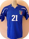 ITALY # 21 PIRLO HOME SOCCER JERSEY SIZE LARGE.NEW