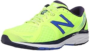 New Balance Men's M1260V5 Running Shoe, Yellow/Blue, 14 2E US