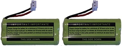 Battery BT184342 / BT284342 for Select Uniden D2200 D3200 DECT and DCX Series Cordless Telephones (2 Pack)