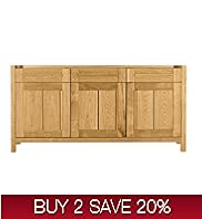 Sonoma Light 3-Drawer Sideboard