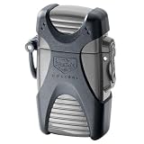 Colibri Cruiser Cx Gear Silver & Black Torch Lighter