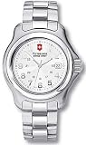 Victorinox Swiss Army Women's 24705 Officer's 1884 Stainless Steel Silver Dual Time Dial Watch