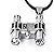 Modern Fantasy Unique Telescope Stainless Steel Pendant Necklace