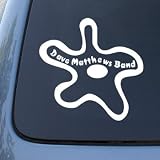 DAVE MATTHEWS BAND AMOEBA - Vinyl Decal Sticker #A1589 | Vinyl Color: White