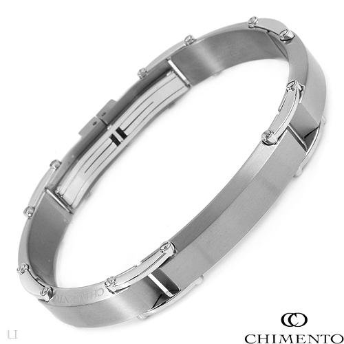 CHIMENTO Uomo Titanium Men’s Bracelet. Length 7 in. Total Item weight 29.0 g.