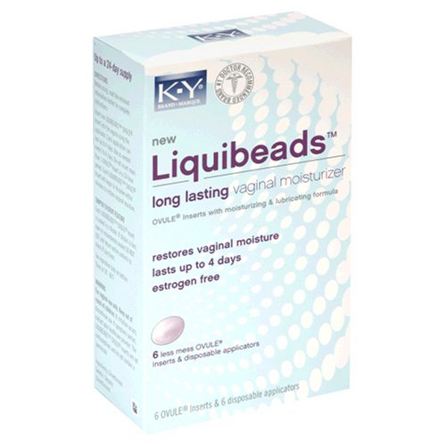 K-Y Liquibeads Vaginal Moisturizer, 6-Count Applicators