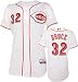 Jay Bruce Majestic Home Authentic Onfield Cool Base Cincinnati Reds Jersey - 44