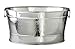 Elegance Hammered 20-1/2 by 14 by 9-Inch Stainless Steel Party Tub
