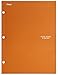 Five Star 4 Pocket Folder, 2 Pocket Folder Plus 2 Additional Pockets, Orange (72101)