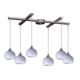Elk Lighting Mela Satin Nickel Pendant