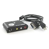 Sewell PC to TV (VGA to RCA) Converter w/ All-in-One Cable