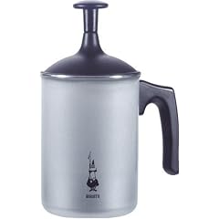 Bialetti Tutto Crema Milchaufsch�umer 6 Tassen mit Doppelsieb f�r einen stabilen Milchschaum