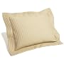 Pinzon Riviera Egyptian Cotton Matelasse Breakfast Pillow Sham, Sand