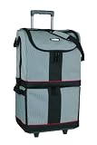 ArtBin Tote Express Tote, Black and White Tic with Red Piping