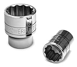 Powerbuilt 643218 3/4-Inch Drive 12 Point 2-Inch Socket [並行輸入品]
