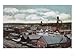 Aerial View of the Town, Train Tracks - Nampa, ID Giclee Poster Print
