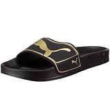 Puma King II Slide 102110 04, Herren Sandalen/Bade-Sandalen, schwarz, (black-team gold 04), EU 43, (US 9), (UK 10)