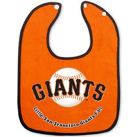 San Francisco Giants 2-Tone Snap Baby Bib