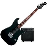 electric guitar Starcaster by Fender 1 Humbucker Strat Electric Guitar Starter Pack Black Electronics electric guitar