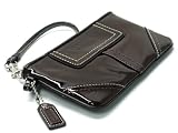 AUTHENTIC COACH GALLERY PATENT LEATHER WRISTLET 40989 (Mahogany) by 