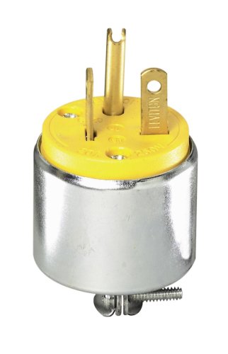 Leviton 000-620PA-000 Armored Plug 20Amp 250Volt 2-Pole 3-Wire Grounded