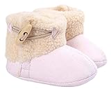 Nice Days（ナイス　ディズ）　ベビーシューズ　秋冬防寒ブーツ　プレゼント お出かけ 出産お祝い 結婚式に (13, ピンク)