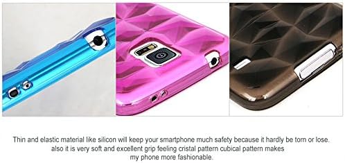 S5 Case, Samsung Galaxy S 5 Crystal Jelly , Mobile Soft TPU Case (Blue)