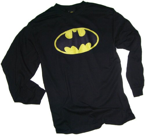  Batman Classic Logo Adult Long-Sleeve T-Shirt