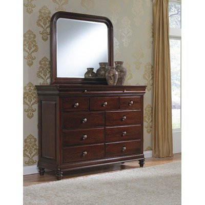 Berry Hill Media Dresser and Mirror Set