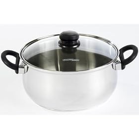 Proctor Silex 54009 Stainless Steel 5 Quart Covered Dutch Oven