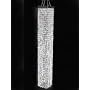 Chandelier Crystal Beaded, 4 feet long, Beaded Emeralds "Amelia"