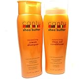 Cantu Moisturizing Cream Shampoo 13.5 oz & Moisturizing Rinse Out Conditioner 13.5 oz