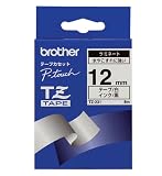 TZ231 TZ231 12mm Gloss Black On White Tape [Office Product]