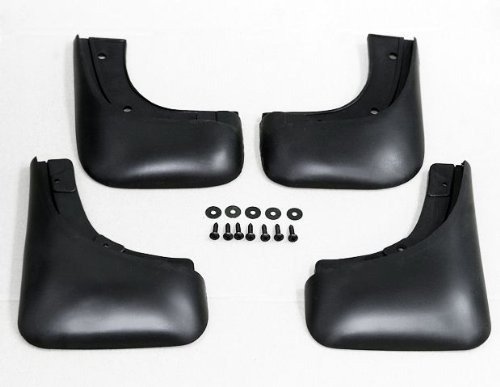 Black Auto parts 4PCS Mudguard Splash Guard Mud 