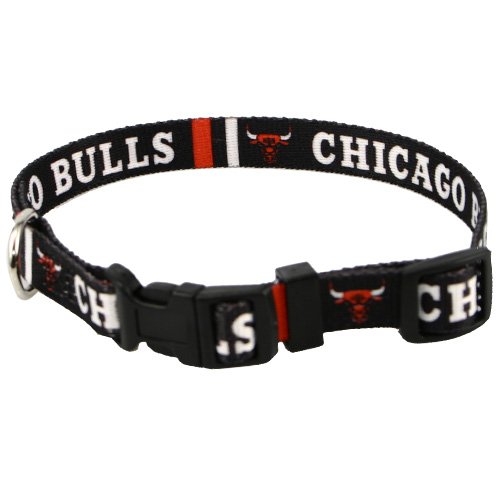 NBA Chicago Bulls Adjustable Dog Collar (Small)