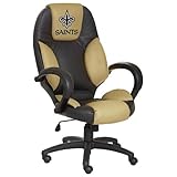 New Orleans Saints Leather Office Chair