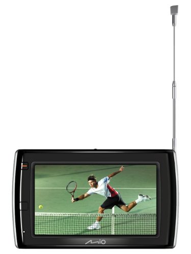 Mio Spirit V575 TV TMC Pro Navigationsger&auml;t (4,7 Zoll Display, EU 44 L&auml;nder, Text to Speech, TMC Pro, DVB-T Empfang)