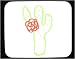 Mauspad mit Dekoration - Cactus