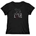 T-Shirt Woman Black  Greater Swiss Mountain Dog : Dog Is Love  Dog