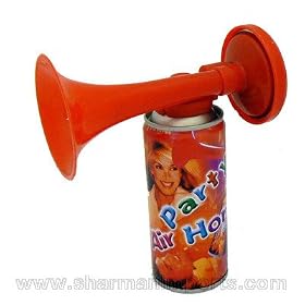 TOYS - PARTY AIR HORN POLY BAG/HEADER - 1 OF