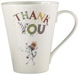 Royal Worcester Clare Mackie Sentiments Mug 11 ounce - Thank You